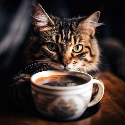 Caffeine Cats (7) by Justyna Jaszke