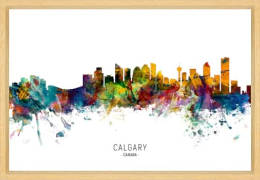 Calgary Cityscape by Michael Tompsett