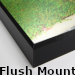 flush mount wood option