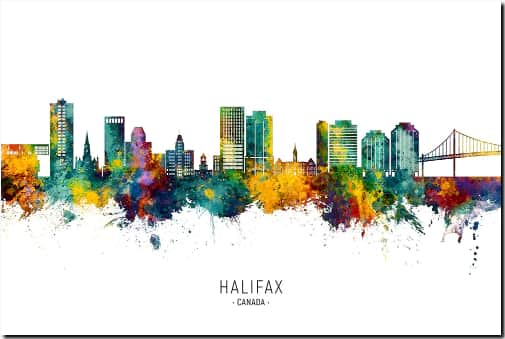Halifax Cityscape by Michael Tompsett