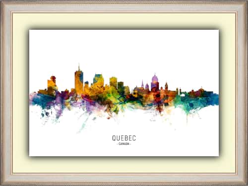 Quebec City Cityscape by Michael Tompsett