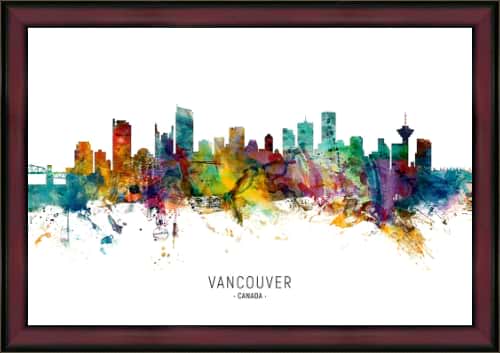 Vancouver Cityscape by Michael Tompsett