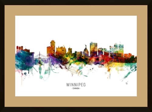 Winnipeg Cityscape by Michael Tompsett